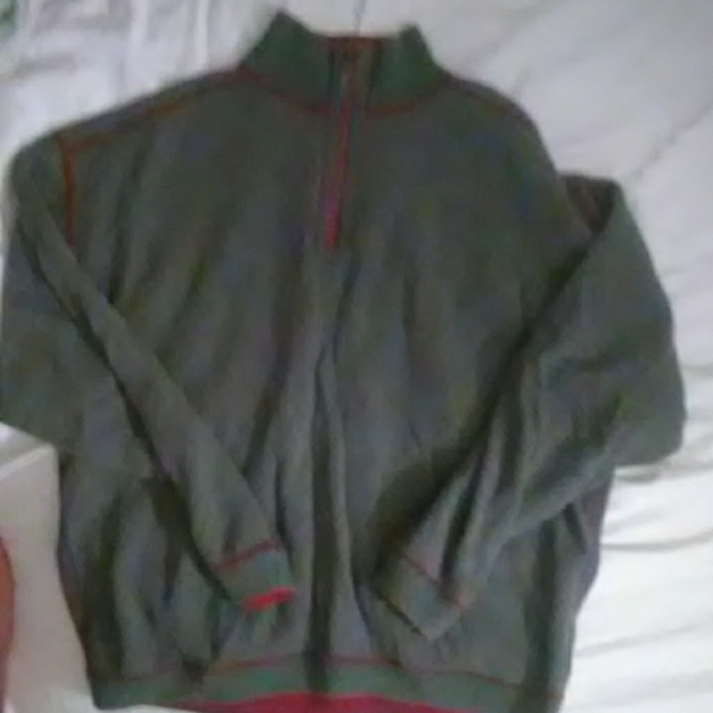 Tommy Bahama zip neck reverable sweat shirt sz L